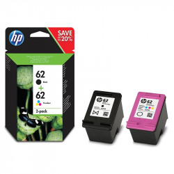 HP 62 COMBO PACK (NERO+TRICROMIA) ORIGINALE