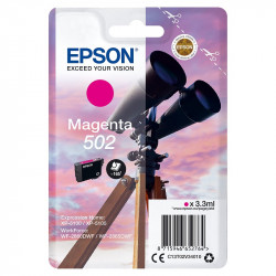 EPSON 502 BINOCOLO CARTUCCIA INK JET MAGENTA ORIG.