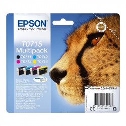 EPSON T0715 GHEPARDO MULTIPACK BK/C/M/Y ORIGINALE