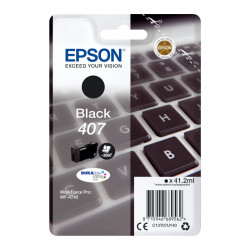 EPSON 407 TASTIERA CART. INKJET NERO ORIGINALE