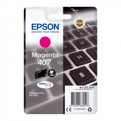 EPSON 407 TASTIERA CART. INKJET MAGENTA ORIGINALE