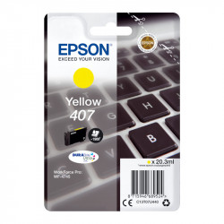 EPSON 407 TASTIERA CART. INKJET GIALLO ORIGINALE