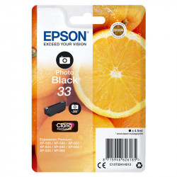 EPSON 33 ARANCIA CART. INK JET NERO PHOTO ORIG.