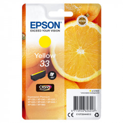 EPSON 33 ARANCIA CARTUCCIA INK JET GIALLO ORIG.