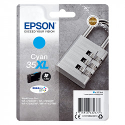 EPSON 35XL LUCCHETTO CART. INK JET CIANO XL ORIG.