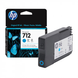 HP 712 DESIGNJET CARTUCCIA INKJET CIANO ORIGINALE