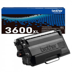 BROTHER TN-3600XL TONER NERO H.C. ORIGINALE 6K